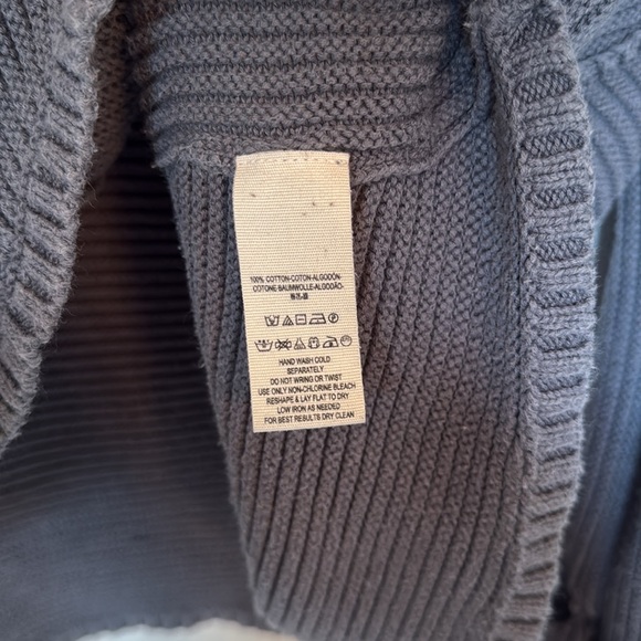Free People Ribbed V-neck Gray Sweater - Picture 10 of 12